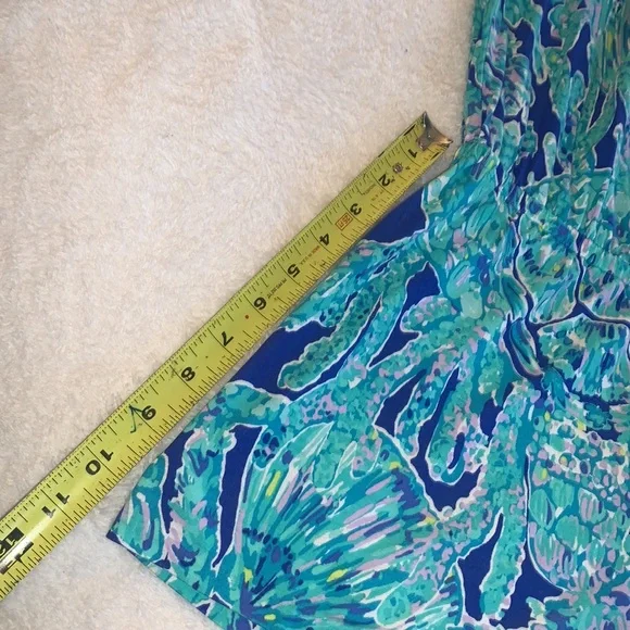 Lilly Pulitzer Lana Romper XXS Tortuga Time EUC Off Shoulder - Picture 10 of 14